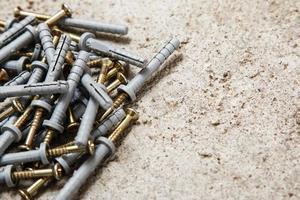 Dowels and screws photo