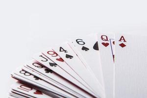 Heap of playing cards photo