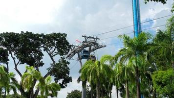 rete del cielo della funivia di singapore video