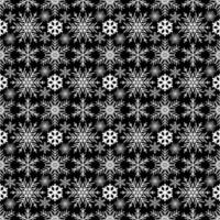 Vector Christmas card. Snowflakes background. Winter seamless pattern.