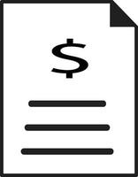 invoice sign. invoice icon on white background. vector