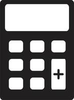 calculator icon on white background. calculator sign. vector