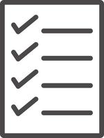 Checklist icon from Business. checklist icon. clipboard symbol. vector