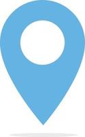 location pin icon. location pin sign. blue location pin symbol. Map pointer Icon. vector