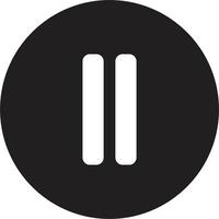 pause icon. pause sign. pause symbol. vector