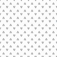 Modern triangle inverted shape design with blue stroke seamless pattern on white background. vector