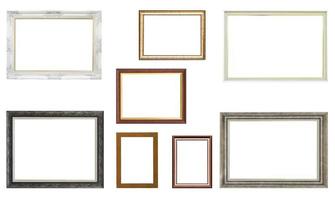 Wooden vintage frame photo