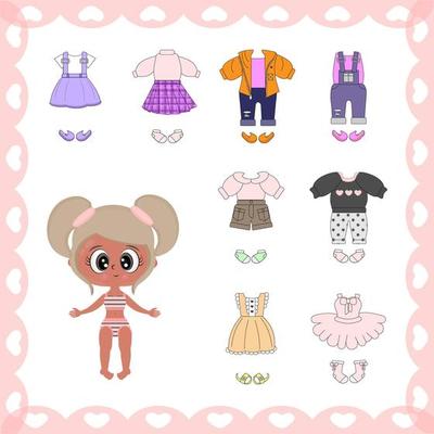 Anime Doll Dress Up Games v111 MOD APK Unlocked Skins Download