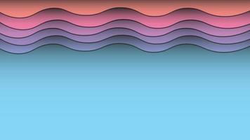 Colorful Abstract wavy background free vector