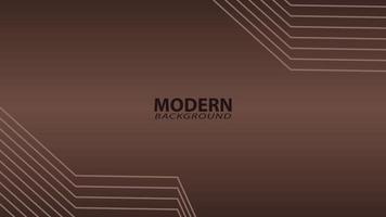 Modern brown gradient  geometric abstract background vector