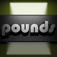 pounds word of iron on carbon