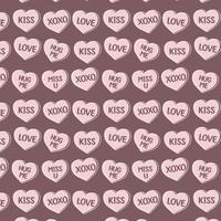 Heart Seamless Pattern and background vector