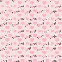 Heart Seamless Pattern vector