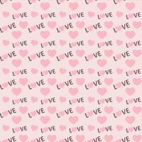 Heart Seamless Pattern vector