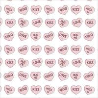 Heart Seamless Pattern and background vector