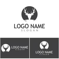 Deer Logo Template vector icon illustration design