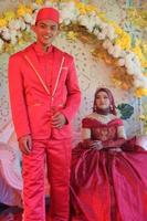 Romantic Indonesian Muslim Bride photo