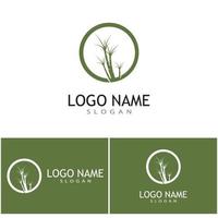 Sugar cane Logo Template vector symbol nature