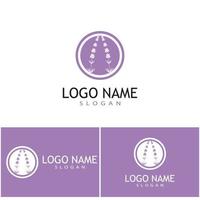 Lavender Logo Template vector symbol nature