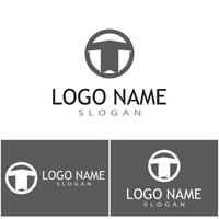 t logo plantilla vector símbolo naturaleza