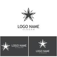 Star icon Template vector illustration design