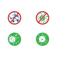 Bacterial Logo Template vector symbol nature