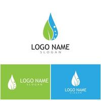 Water drop Logo Template vector illustration design