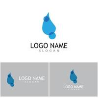 Water drop Logo Template vector illustration design