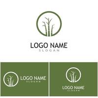 Sugar cane Logo Template vector symbol nature