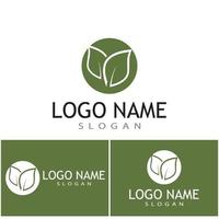 Leaf icon Vector Illustration design Logo template