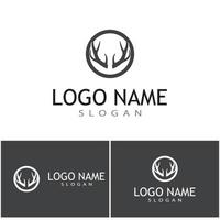 Deer Logo Template vector icon illustration design