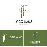 Sugar cane Logo Template vector symbol nature