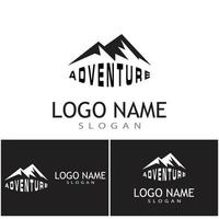 Mountain icon Logo Template Vector illustration design