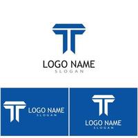 T  Logo Template vector symbol nature