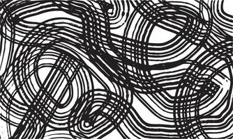 diseño vectorial de línea de trazo de pintura negra abstracta. fondo de trazo de tinta. pincel de garabato dibujado para papel tapiz