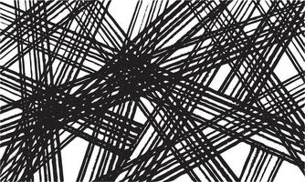 diseño vectorial de línea de trazo de pintura negra abstracta. fondo de trazo de tinta. pincel de garabato dibujado para papel tapiz