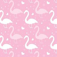 Ready to use design of flamingo pattern vector