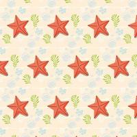 An editable vector design of starfish pattern