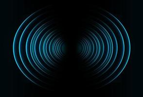 Sound waves oscillating dark light vector