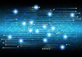 cyber circuit future technology concept background vector