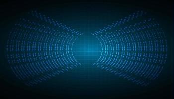 Sound waves oscillating dark light vector
