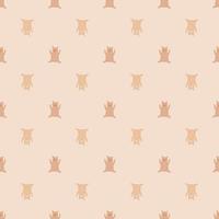 Seamless pattern cute pigs. Background of chubby piggy in doodle style. vector