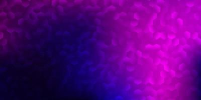 Dark purple vector background with hexagonal shapes.