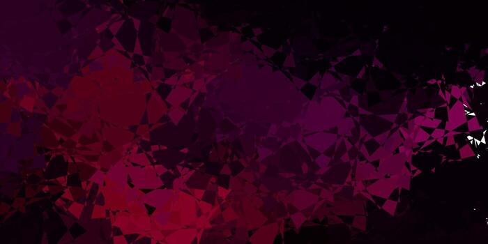 Dark Purple vector layout with triangle forms.