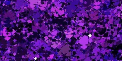 Dark Purple vector layout with triangle forms.