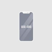 Smartphone Flat Illustration. Clean Icon Design Element on Isolated Background vector