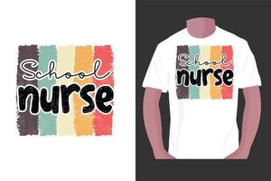 Nurse Sublimation t-shirt design, Nurse day typography design. vector