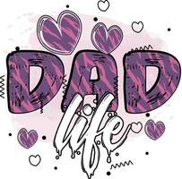 Father's day sublimation t-shirt design. father's Quotes design. vector