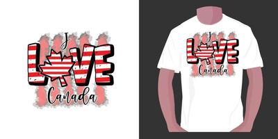 Canada day t-shirt design, Canada day sublimation t-shirt design. vector