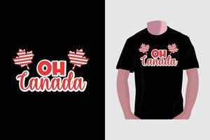 Canada Day t-shirt design, vector